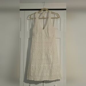 Jones New York Ivory Halter Dress